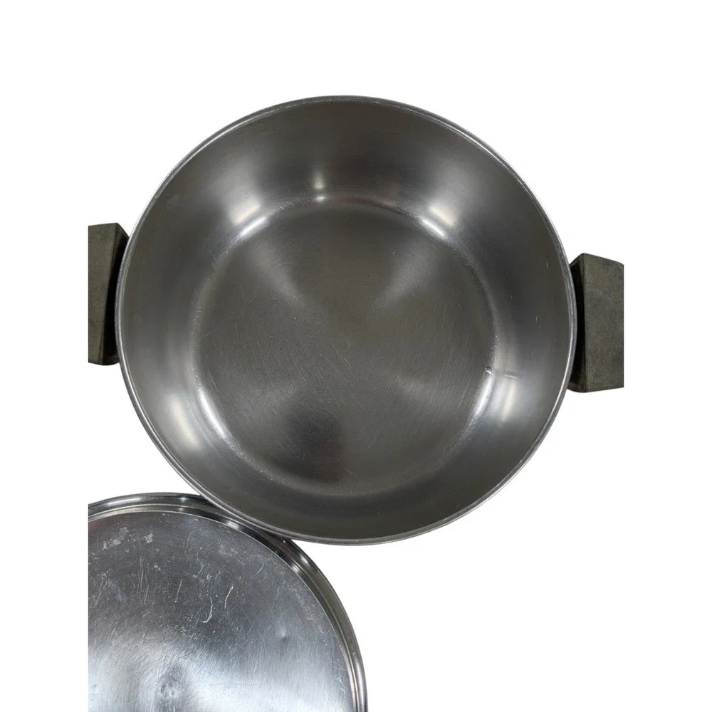 Revere Ware Copper Clad 4.5 Qt Stockpot Dutch Oven with Lid Vintage USA